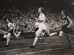Semi Finals of the Women's 200 metres at the Olympic Games, London, 1948.