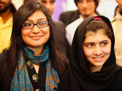 I (left) and Malala (right) during one of the TBTT sessions