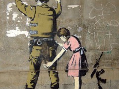 Graffitti by Banksy. Image: Pawel Ryszawa (CC-by-SA 3.0)