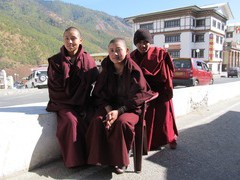 Young buddhists in THimpu