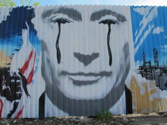 Putin's Tears in Oil, in Perm, Russia by Flickr user Cea. under CC licence